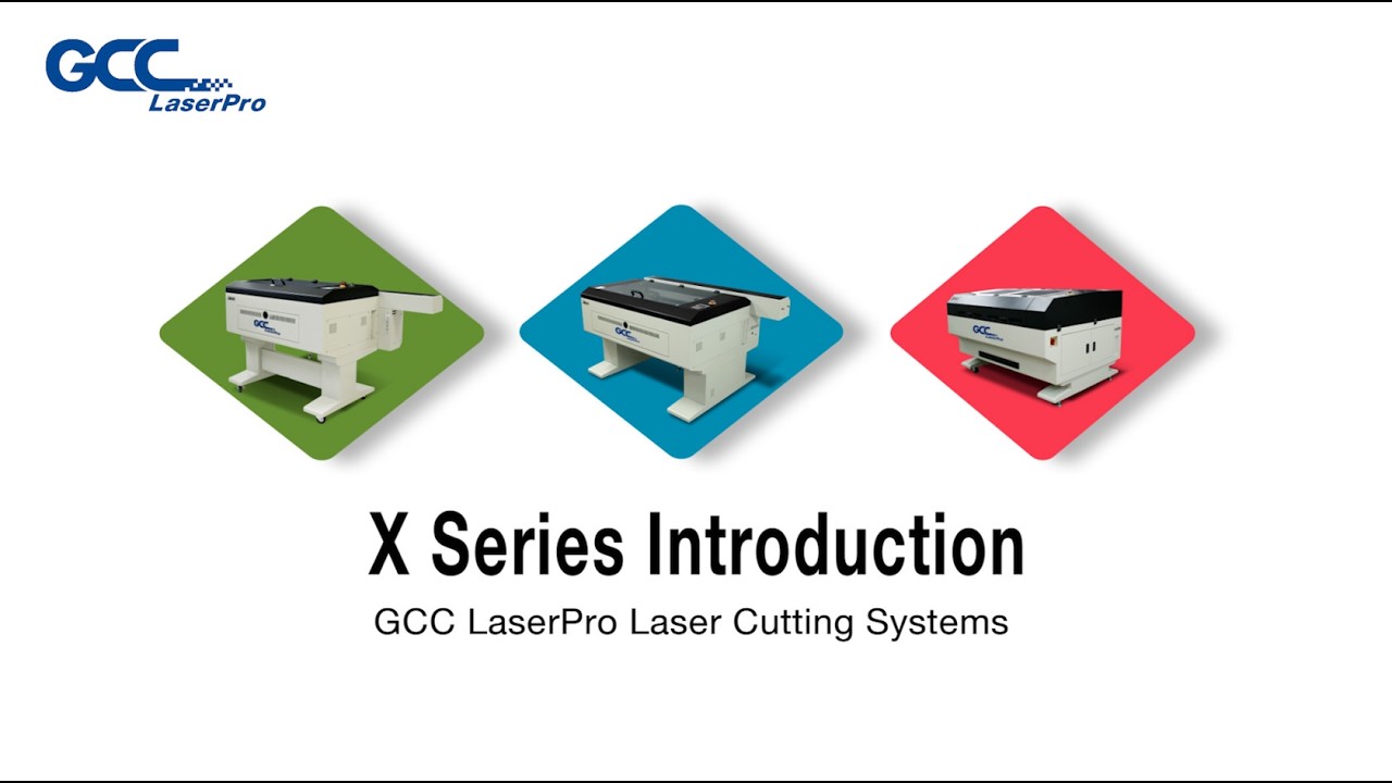 The Best Economical Choice GCC LaserPro X-series (Laser Cutting Systems)