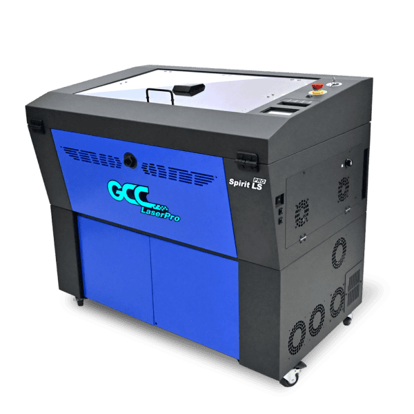 Spirit LS PRO Lasercutter Hauptansicht mit grosser Arbeitsfläche